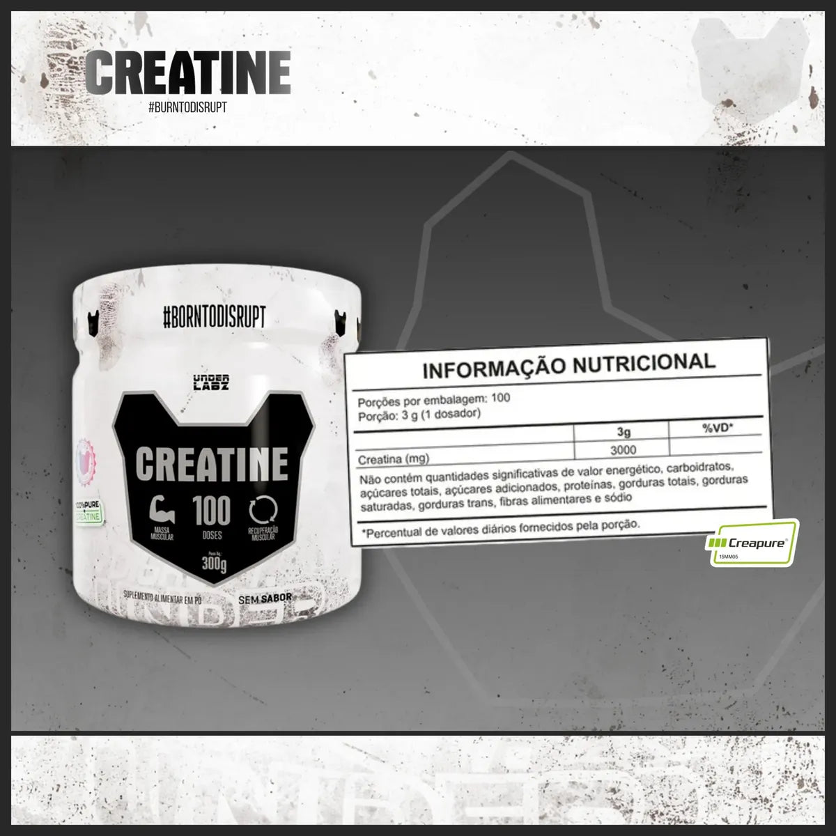 CREATINA UNDERLABZ 300G