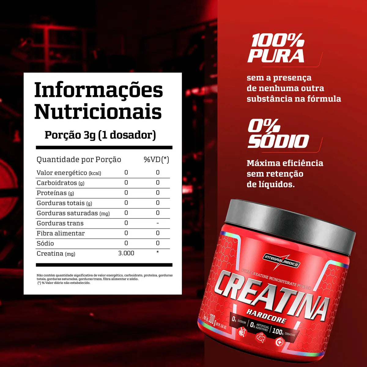 CREATINA INTEGRALMEDICA 300G