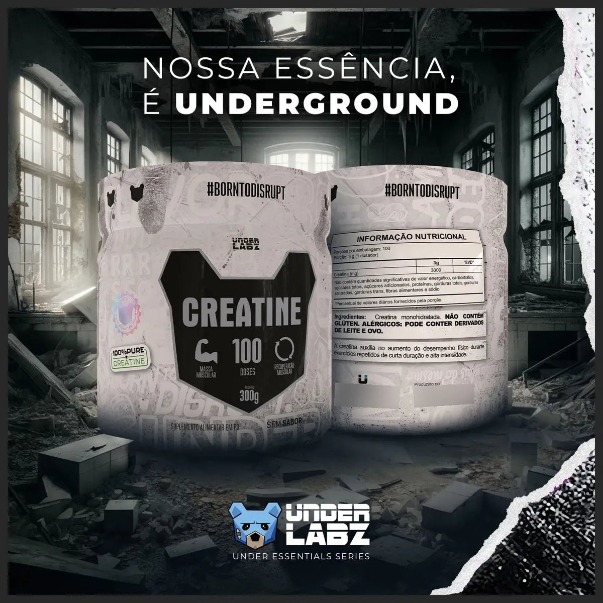 CREATINA UNDERLABZ 300G
