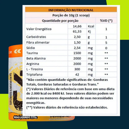 C4 SEM CAFEÍNA 220G