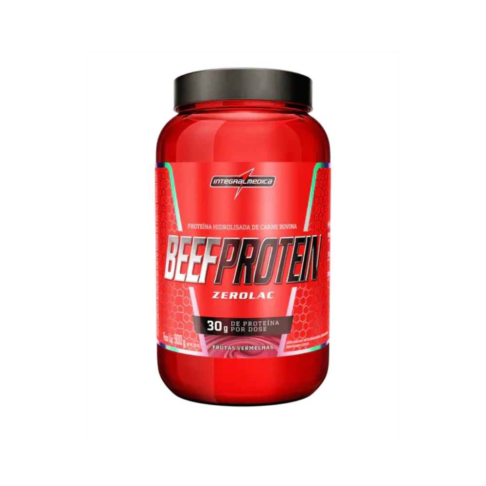 BEEF PROTEIN INTEGRALMEDICA FRUTAS VERMELHAS 900G