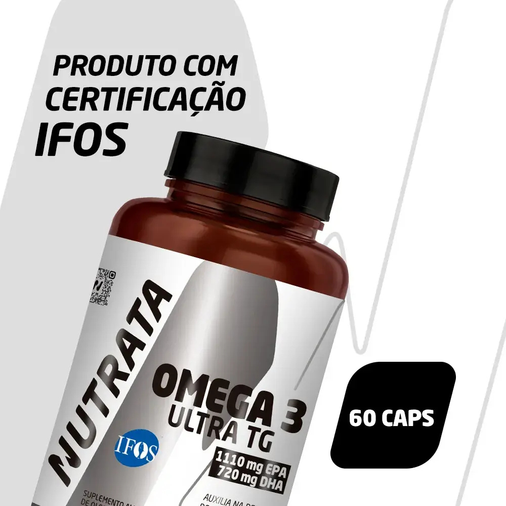 Ômega Ultra TG Pote 60 Cápsulas 72G Nutrata
