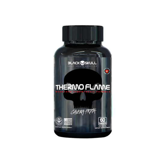 Termogênico Black Skull Thermo Flame 60 Tabletes