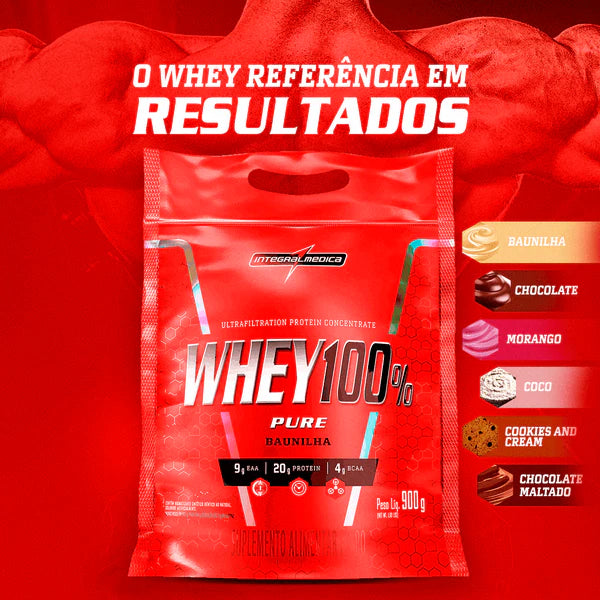 100% WHEY INTEGRALMEDICA 900G